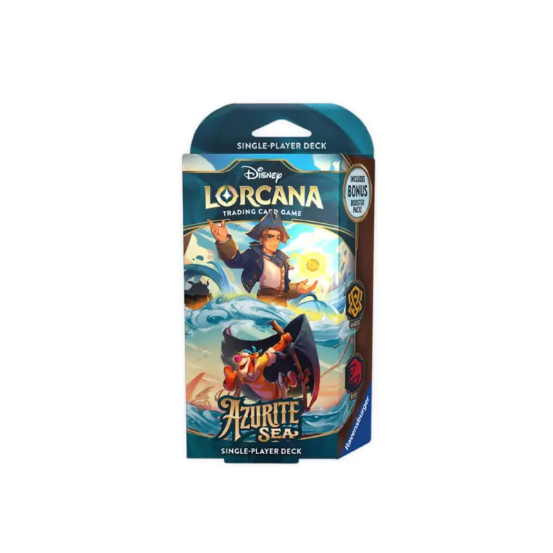 Disney Lorcana Azurite Sea Starter Deck - Amber & Ruby (englisch)