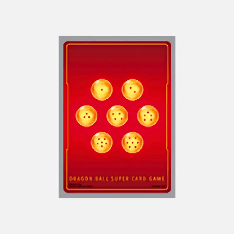 Dragon Ball Super Card Game - Fusion World - Official Card Sleeves (V.2) - Standard Red (64 Stück)
