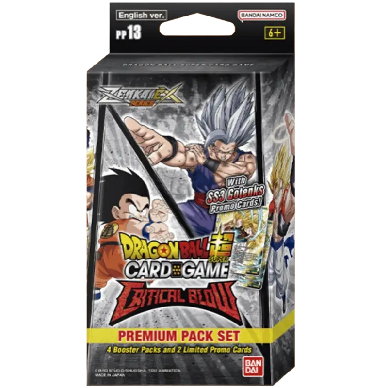 Dragon Ball Super Card Game - Masters - Critical Blow - Premium Pack [ENG]
