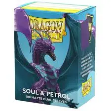 Dragon Shield Matte Dual Soul & Petrol Standard Size Sleeves (100 Stück)