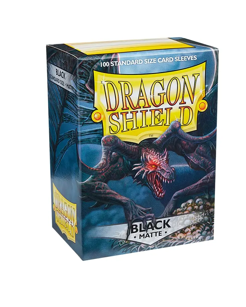 Dragon Shield Sleeves Matte Black(100 Sleeves)