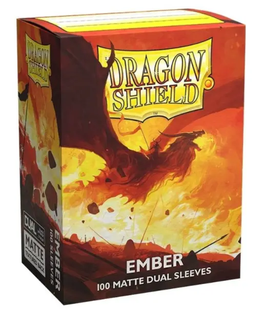 Dragon Shield Sleeves Matte Dual Ember(100 Sleeves)