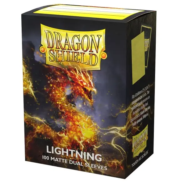 Dragon Shield Sleeves Matte Dual Lightning(100 Sleeves)