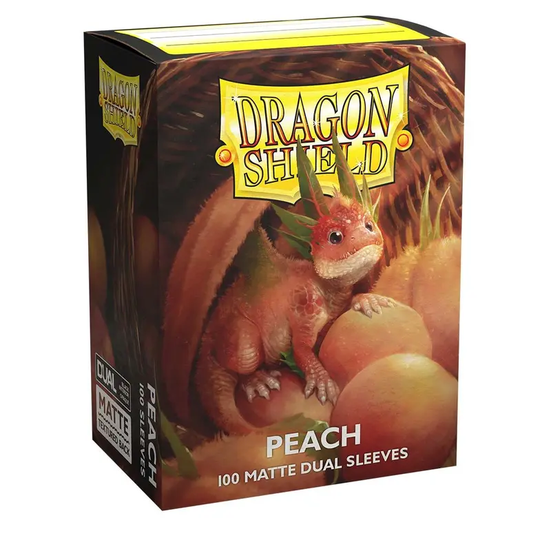 Dragon Shield Sleeves Matte Dual Peach(100 Sleeves)