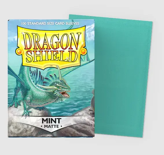 Dragon Shield Sleeves Matte Mint (100 Sleeves)