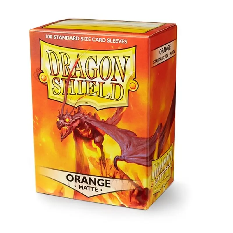Dragon Shield Sleeves Matte Orange (100 Sleeves)