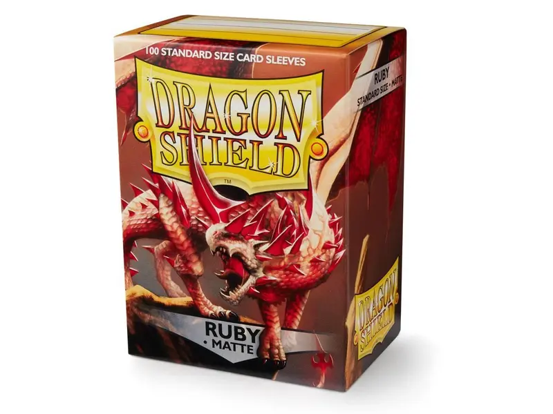 Dragon Shield Sleeves Matte Ruby(100 Sleeves)