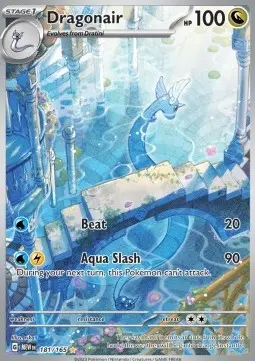 Dragonair MEW-181 Illustration Rare Englisch