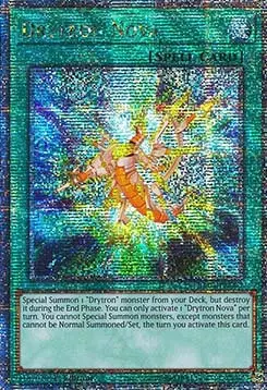 Drytron Nova (V.5 - Quarter Century Secret Rare) - Quarter Century Stampede (Quarter Century Secret Rare) [RA04-097]