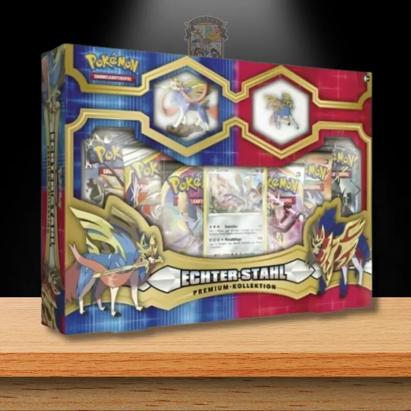 Echter Stahl Premium Figuren & Pin Kollektion - Zacian (DE)