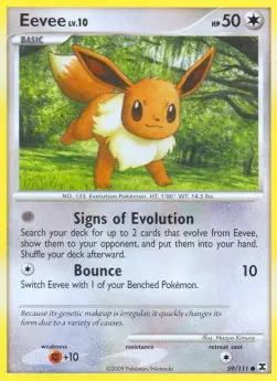 Eevee Lv.10 RR-59 Common Englisch