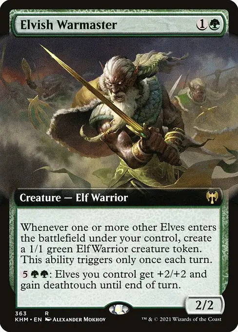 Elvish Warmaster XKHM-363 Rare Englisch