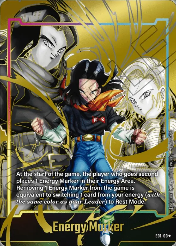 Energy Marker "Android 17 & 18" (V.2) UP Token Englisch