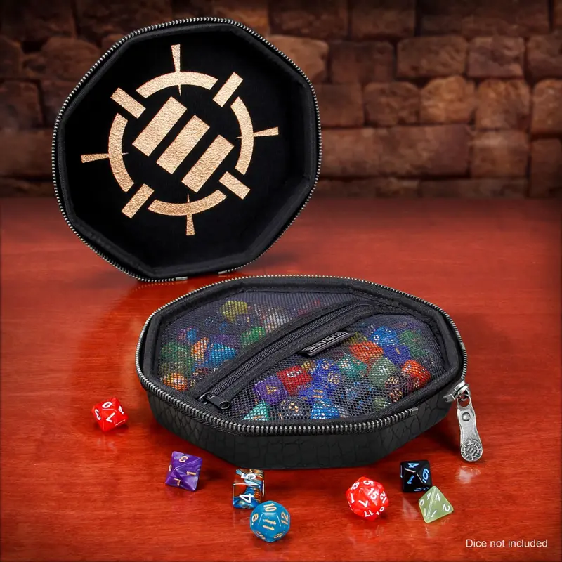 ENHANCE - Tabletop RPGs Dice Tray & Case Collector's Edition - Black
