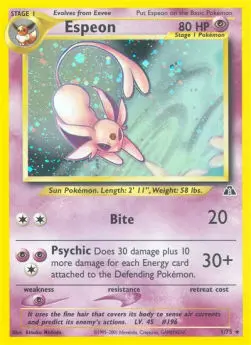 Espeon NDI-1 Holo Rare Englisch