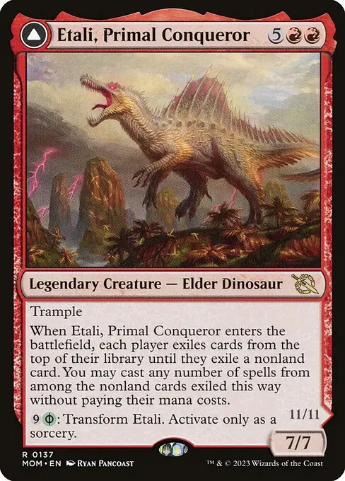 Etali, Primal Conqueror // Etali, Primal Sickness MOM-137 Rare Englisch