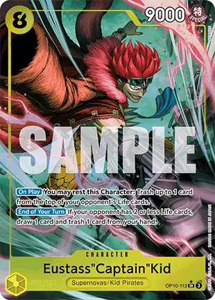 Eustass"Captain"Kid (OP10-112) (V.2) OP10 Alternate Art Englisch