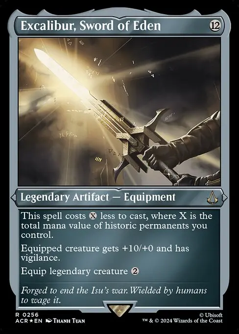 Excalibur, Sword of Eden (V.2) XACR-256 Rare Englisch