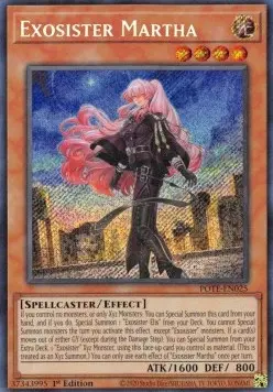 Exosister Martha (V.1) POTE-EN025 Secret Rare Englisch
