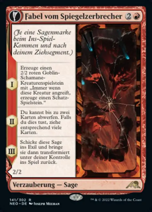 Fable of the Mirror-Breaker // Reflection of Kiki-Jiki NEO-141 Rare Deutsch