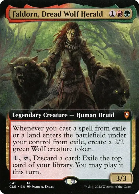 Faldorn, Dread Wolf Herald (V.2) XCLB-641 Mythic Englisch