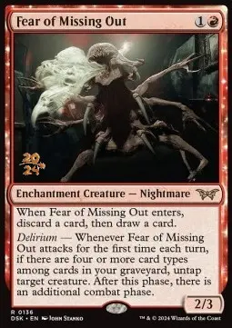 Fear of Missing Out PDSK-136 Rare Excellent Englisch Foil
