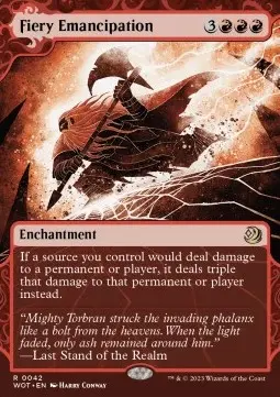 Fiery Emancipation WOT-42 Rare Near Mint Englisch