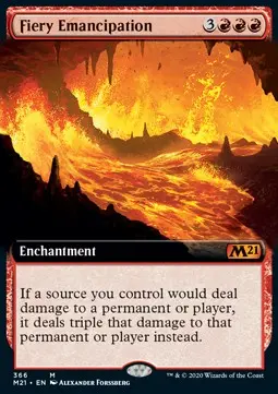 Fiery Emancipation XM21-366 Mythic Excellent Englisch Foil