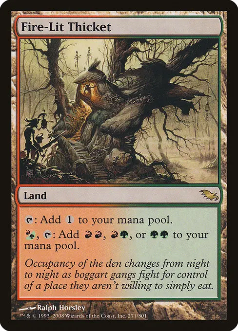 Fire-Lit Thicket SHM-271 Rare Englisch