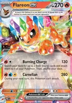 Flareon ex PRE-014 Double Rare Englisch