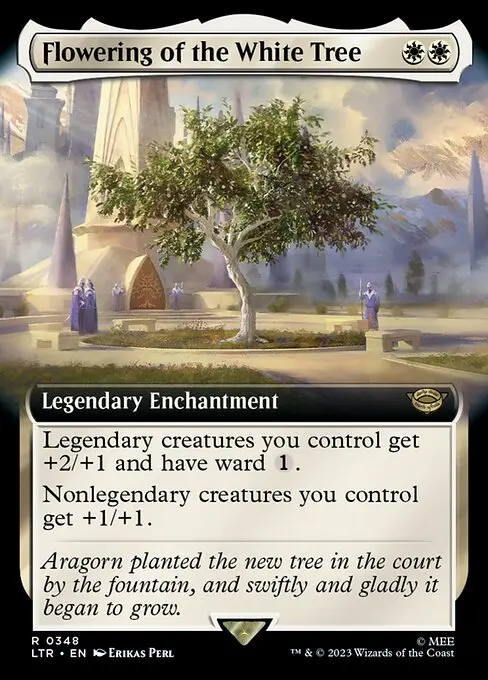 Flowering of the White Tree XLTR-348 Rare Englisch