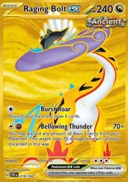 Furienblitz ex TEF-218 Secret Rare Good Deutsch