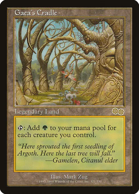 Gaea's Cradle USG-321 Rare Englisch