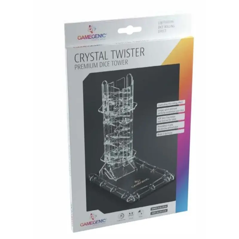 Gamegenic - Crystal Twister Dice Tower