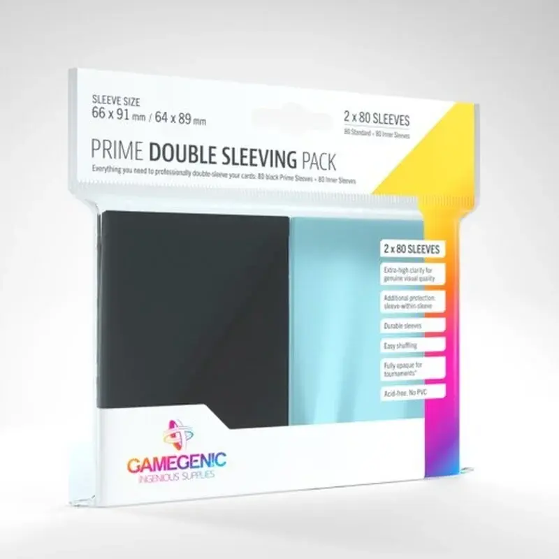 Gamegenic - Prime Double Sleeving 80 - Standard Size