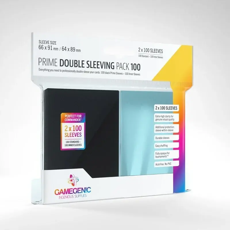 Gamegenic - Prime Double Sleeving Pack - Standard Size