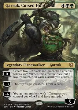 Garruk, verfluchter Jäger XBLC-99 Mythic Excellent Deutsch Foil