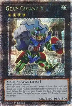 Gear Gigant X (V.2 - Quarter Century Secret Rare) - Quarter Century Stampede (Quarter Century Secret Rare) [RA04-188]
