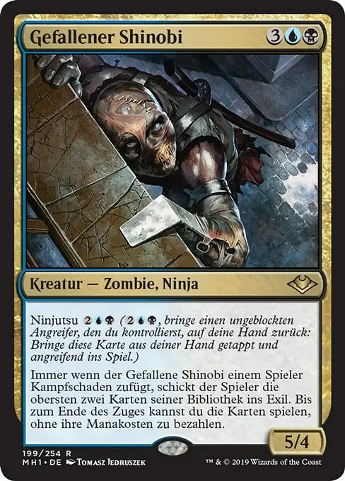 Gefallener Shinobi MH1-199 Rare Deutsch