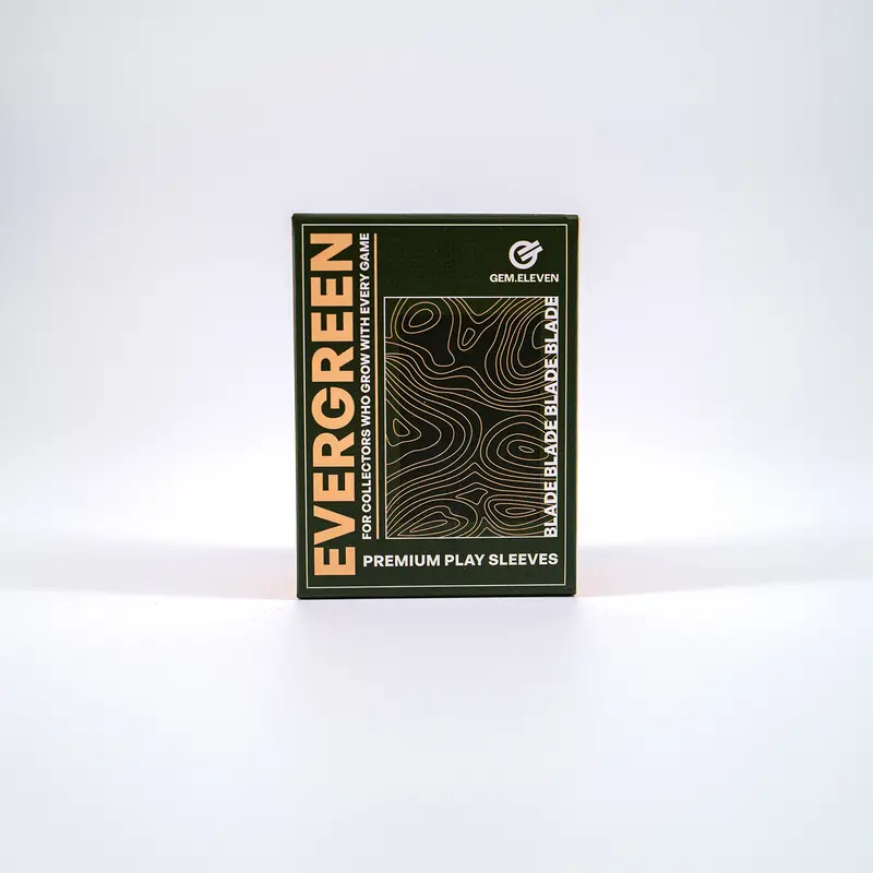 Gem.Eleven Blades Premium Play Motiv Sleeves Evergreen