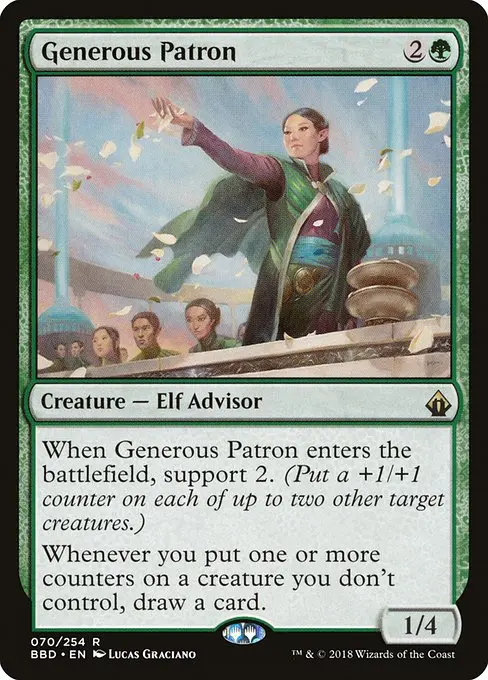 Generous Patron BBD-70 Rare Englisch