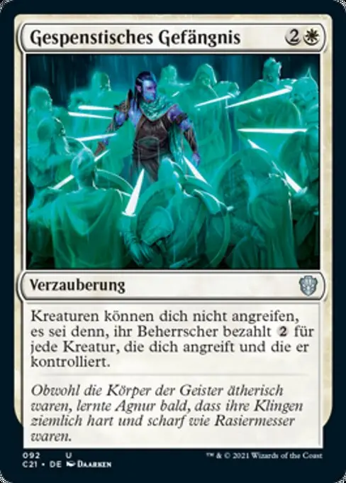 Gespenstisches Gefängnis C21-92 Uncommon Deutsch