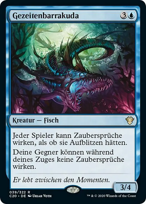 Gezeitenbarrakuda C20-39 Rare Deutsch
