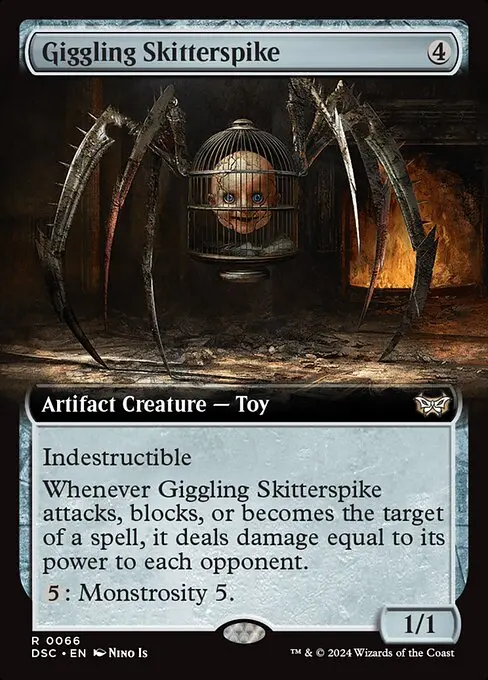 Giggling Skitterspike XDSC-66 Rare Englisch