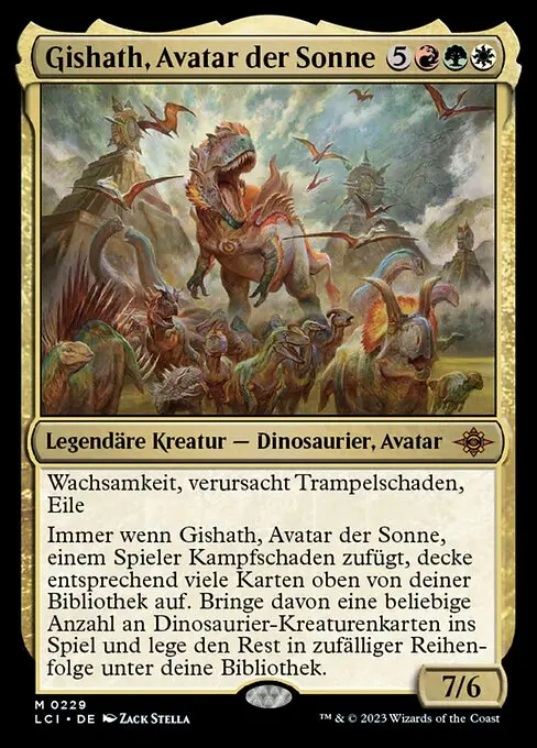 Gishath, Avatar der Sonne LCI-229 Mythic Deutsch