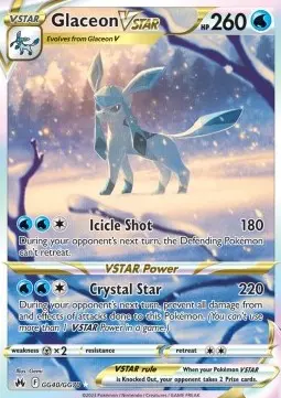 Glaceon VSTAR CRZ-GG40 Ultra Rare Englisch