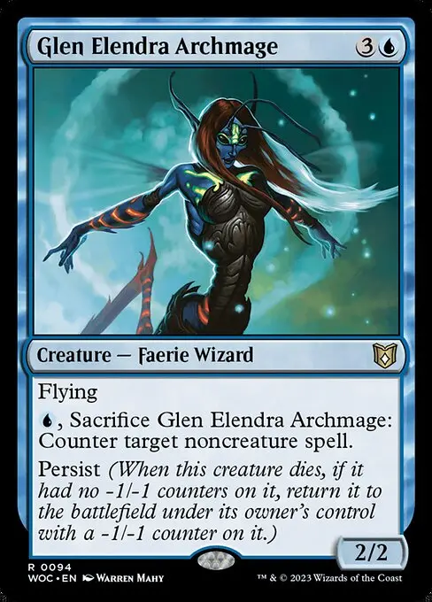 Glen Elendra Archmage WOC-94 Rare Englisch