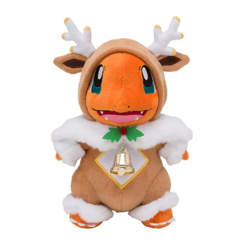 Glumanda Charmander Stofftier Cosplay Weihnachts Edition (ca. 24cm)