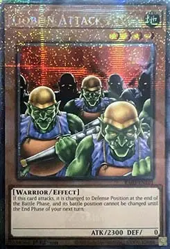 Goblin Angriffstrupp (V.2) RA03-101 Quarter Century Secret Rare Near Mint Deutsch 1. Auflage
