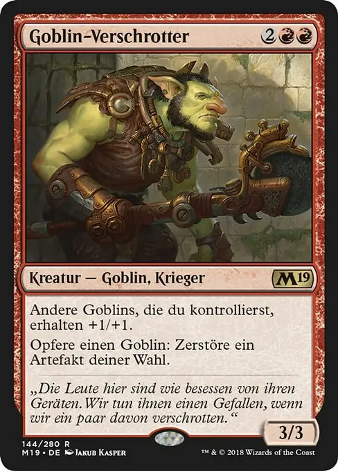 Goblin-Verschrotter M19-144 Rare Deutsch